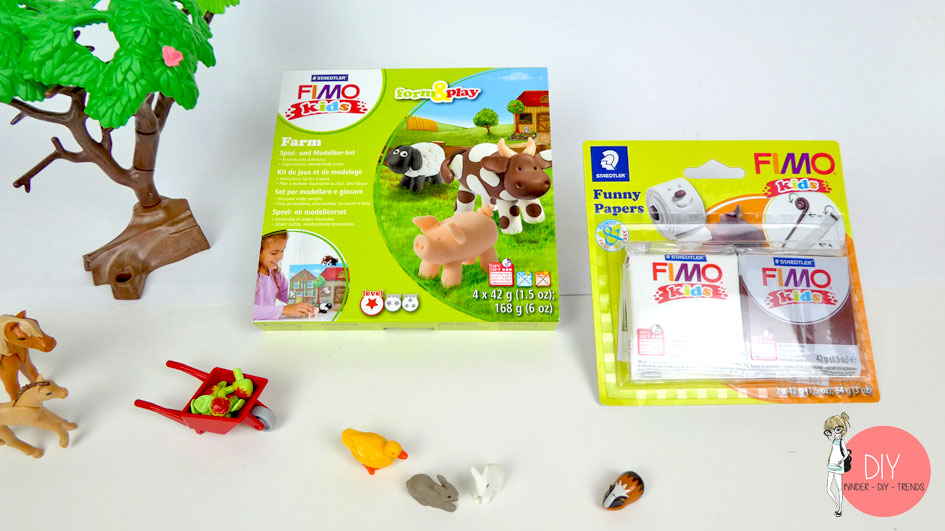 FIMO Funny Kits und Farm für Kinder zum Kneten