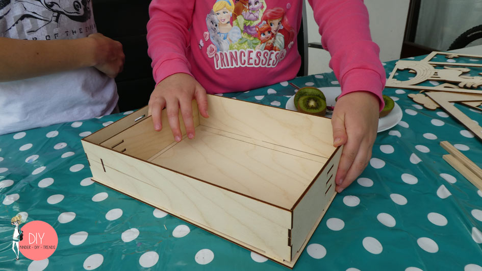 Holzbilderrahmen zusammenbauen - Story in a box