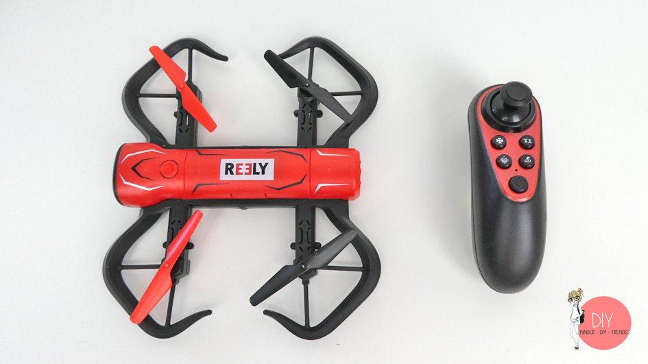 Quadrocopter Drohne von Reely mit Fernbedienung - für Kinder testen