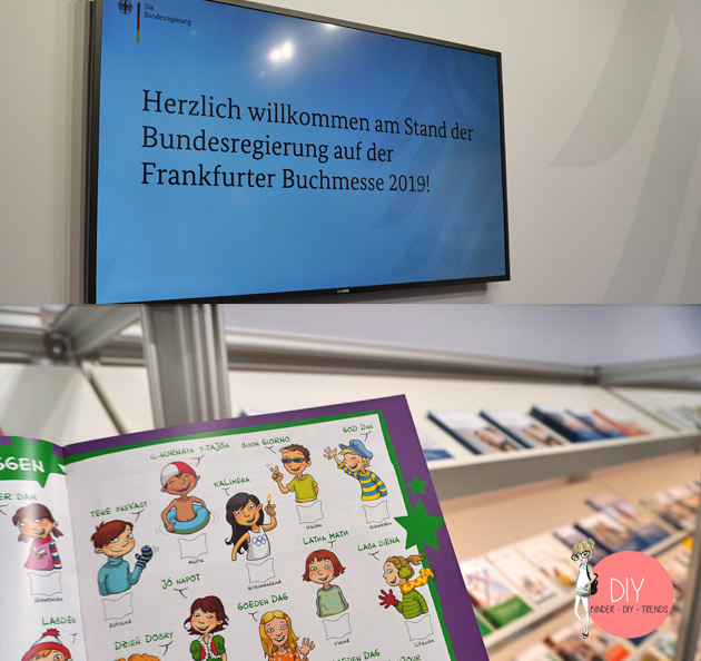 DIY Bloggerin Iris Käfer auf dem Stand der Bundesregierung auf der Frankfurter Buchmesse