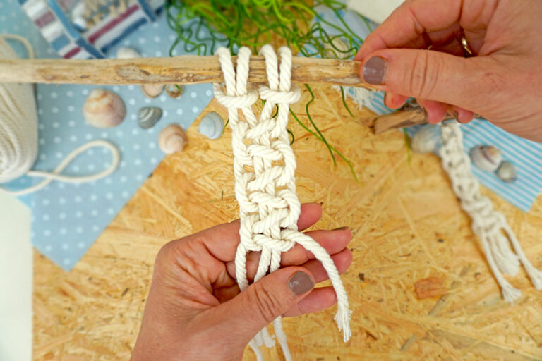 MAKRAMEE KNOTEN FÜR ANFÄNGER - ANLEITUNG | Kinder-DIY-Trends