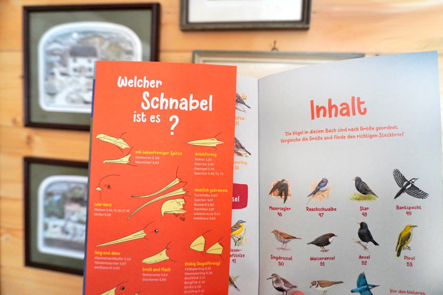 Inhaltsverzeichnis "Was fliegt denn da?" Blick ins Buch Kinder Natur Führer KOSMOS Verlag
