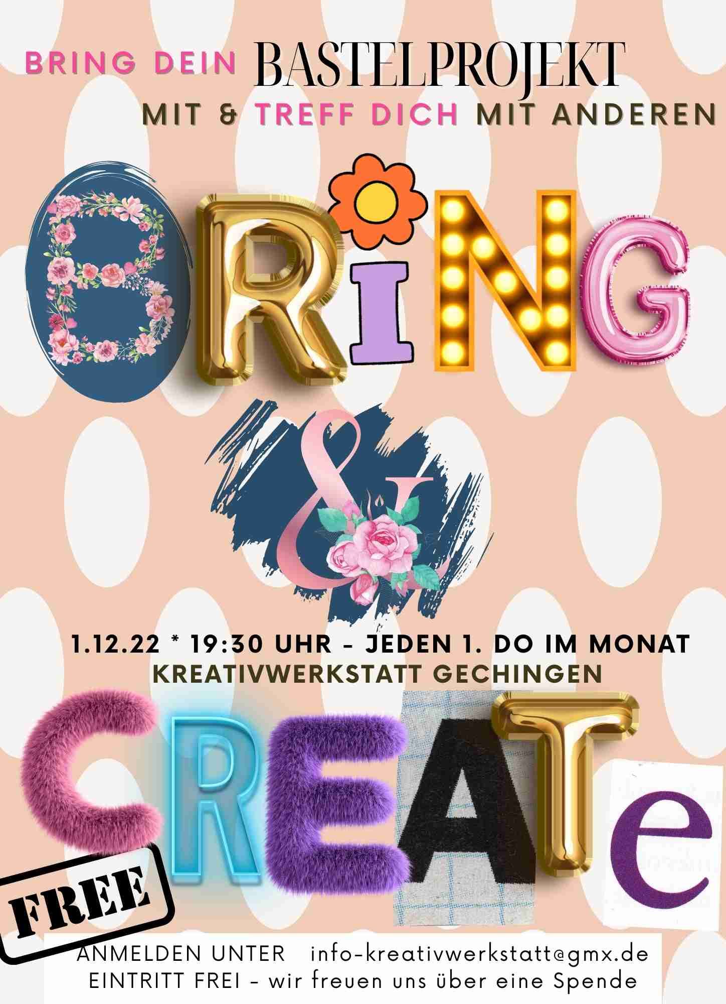 Bring and Create Kreativwerkstatt Gechingen