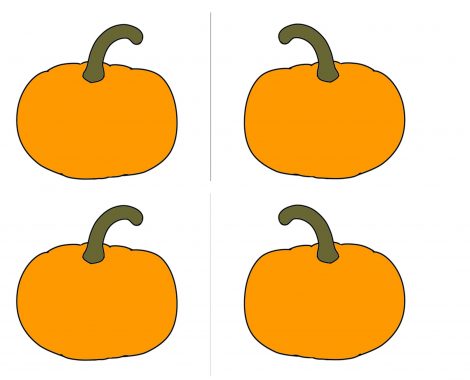 Gratis Vorlage Halloween Kürbis Mitgebseltasche zum selber machen
