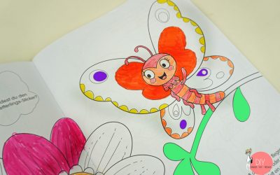 Ausmalbuch Krabbelkäfer für Kinder ab 2 Jahren