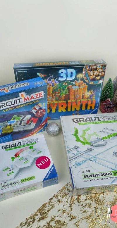 Kinder-DIY-Trend-Gravitrax-Erweiterungen-Brücke-Transfer-Förderung-und-spielen-Verlosung Gewinnspiel Verlosung 4 Spiele von Ravensburger und Thinkfun
