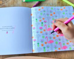 Kinder-DIY-Trends-Ausmalglück-Malbuch Vorlage zum Flamingo ausmalen - Malbuch für Kinder