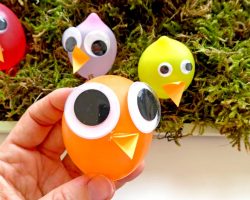 Kinder-DIY-Trends-Ballonhuhn-Kueken Bastelidee zu Ostern