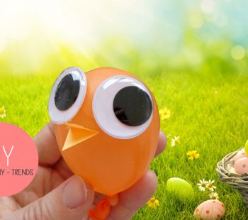Kinder-DIY-Trends-Ballonhuhn Bastelidee und Geschenk zu Ostern
