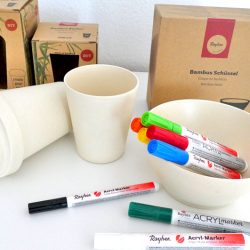 Kinder-DIY-Trends-Bambusgeschirr-Herbstdeko Coffee to go Becher DIY