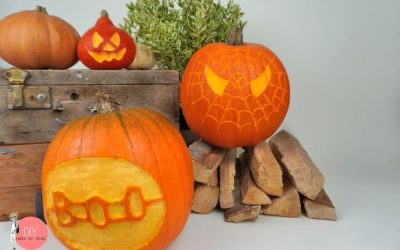 Halloween DIY Kürbis schnitzen mit dem Dremel LITE - Spiderman Kürbis, BOO und Gesicht schnitzen