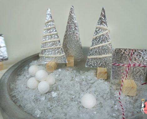 DIY Winterwald im Hygge Stil selber machen