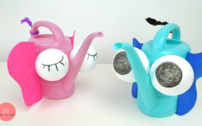 DIY Elefanten Gießkanne basteln