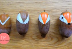 Kinder-DIY-Trends-Eicheln-Fuchs-Schritt-für-Schritt Wiki How to Eicheln bemalen