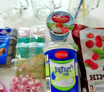 Kinder-DIY-Trends-Food-Kawaii-Eisshake-Zutaten Eisshake für den Kindergeburtstag