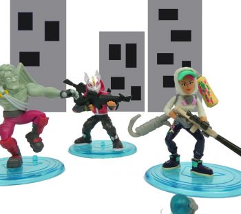 Kinder-DIY-Trends-Fortnite-Geburtstagsparty-Hochhaus Sammelfiguren und DIY Idee