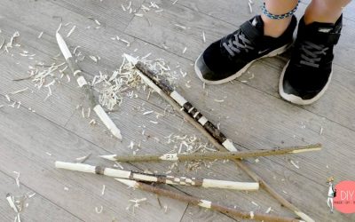 Schnitzen mit Kindern - wir bearbeiten Holz mit dem Schnitzmesser