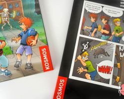 Kinder-DIY-Trends-KOSMOS-Erstlesebücher-zum-Schulstart-Back-to-school-Pumuckl-Die-drei-Fragezeichen-Kids-Pony-Flocke-Comic Comic und Lesebuch mit Die Drei ??? Kids
