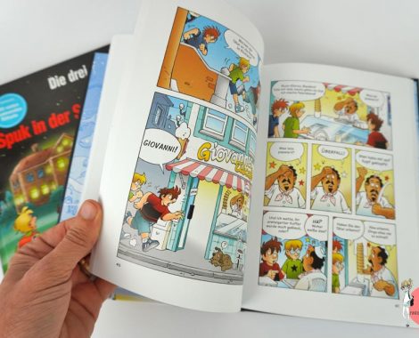 Die drei ??? Kids Comic und Schulbuch für Erstleser