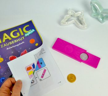 Kinder-DIY-Trends-KOSMOS-Zauberhut-Münzen-Trick Leichte Zaubertricks lernen