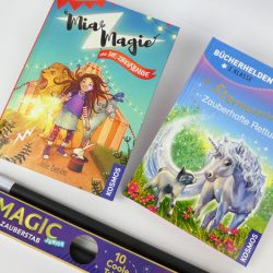Kinder-DIY-Trends-KOSMOS-Zauberstab-Sternenschweif-Mia-Magie-Geschenke Zaubern lernen - mit Zauberstab und Zaubergeschichten Bücher