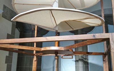 Fluggerät Hubschrauber Vorreiter von Leonardo da Vinci