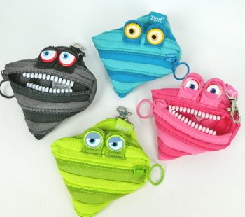 Kinder-DIY-Trends-MIFUS-Geschenke-unter-10-Euro-für-den-Schulanfang-Geldbörse Geldbörse Monster mit Schlüsselanhänger zur Einschulung