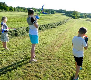 Kinder-DIY-Trends-MIFUS-Wasserbomben-Challenge-Wasserschleuder Challenge zum Kindergeburtstag mit Wasserbombenschleuder, Wasserpistolen und Kreidebomben