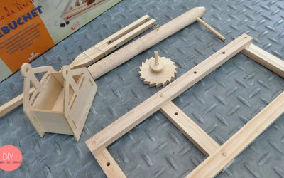 Gegengewicht aus Holz für das Trebuchet Katapult bauen