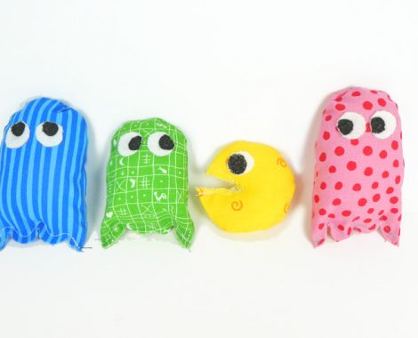 Gespenster von Pac-Man selber nähen