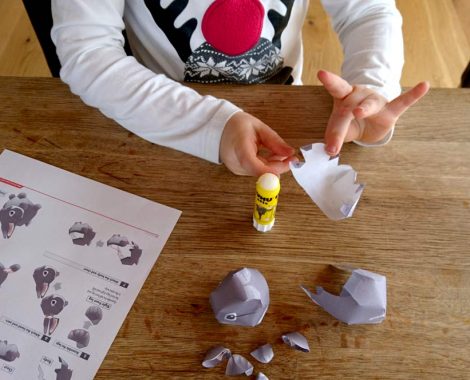Schöne Bastelidee und Geschenk zu Ostern