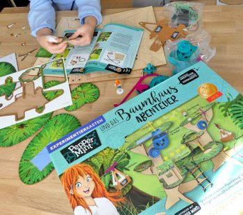 Kinder-DIY-Trends-PepperMint-Experiment-Inhalt Physik Experimente mit Holzbausatz