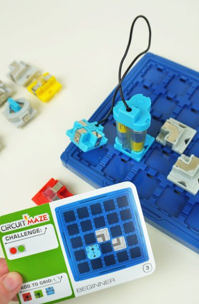 Aufbau Elektrik Spiel für Kinder Circuit Maze