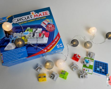 Logikspiel mit Elektrik Stromkreislauf Circuit Maze für Kinder