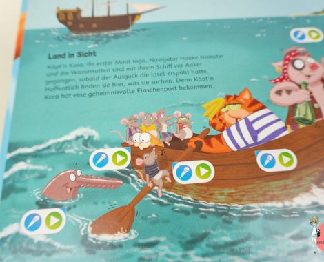 Blick ins Buch "Magische Insel der Tiere" tiptoi create mit Hörbuch