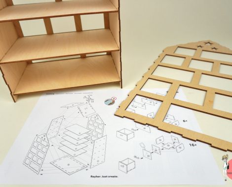 Holzbausatz Rayher Adventskalender - Upcycling