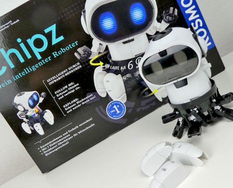 Roboter bauen mit Kindern - Chipz Infrarotsensor Erkennung