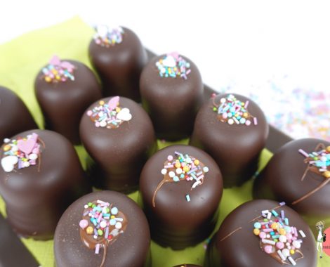 Schokokuss Nachtisch Fingerfood für den Kindergeburtstag