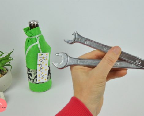 Schraubenschlüssel vorher und nachher - Flaschenöffner DIY