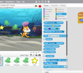Kinder-DIY-Trends-Scratch-Software Mit Bausteinen programmieren - SCRATCH