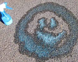 Kinder-DIY-Trends-Sprühkreide-malen Ideen für den Sommer