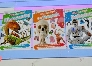 Superchecker Wissensbücher für Kinder - Bildlexikon Roboter, Mensch und Dinosaurier