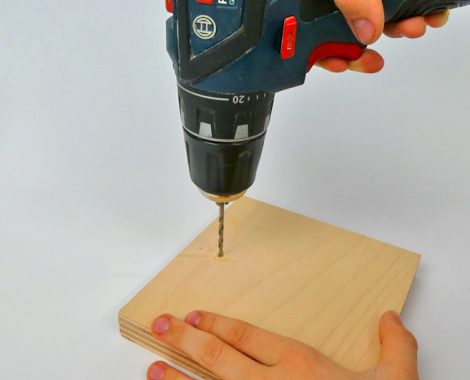 Holzstück vorbereiten