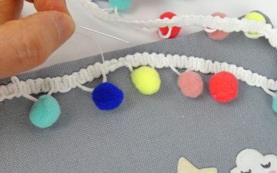 Pompoms und Kawaii Patches