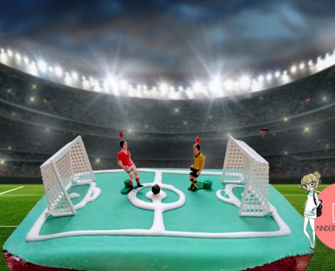 Fußball WM Kuchen zum Kindergeburtstag backen