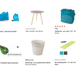 Mifu Produkte Produkte von MIFUS für einen Picknick Familienausflug